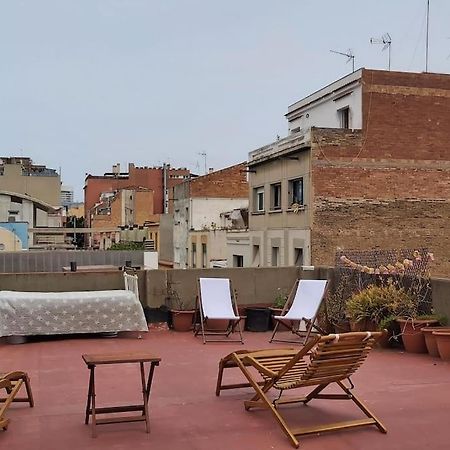 Small Room In Sants With Huge Terrace 巴塞罗那 外观 照片